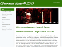 Tablet Screenshot of greenwood253.org